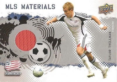 2009 Upper Deck MLS Materials #MT Taylor TWELLMAN (revolution) GAME USED MEMO (red) recto.jpg